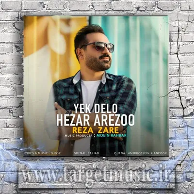 دانلود آهنگ رضا زارع به نام یک دل و هزار آرزو